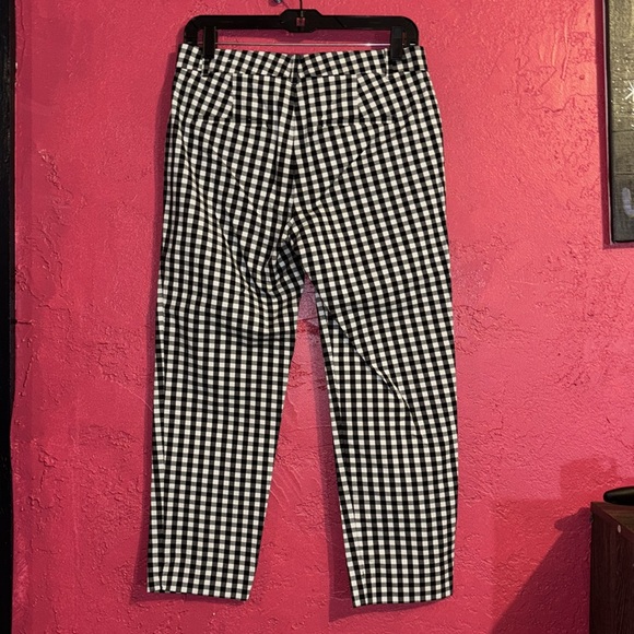 Ann Taylor gingham cottagecore preppy cropped dress pants. - Picture 5 of 12